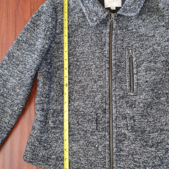 Loft Cropped Boiled Wool Jacket - Picture 5 of 7